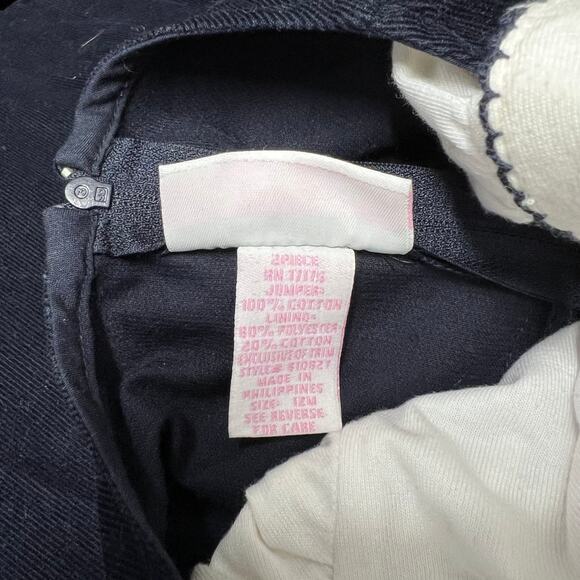 Bonnie Jean Baby Girls Corduroy Dress Set, Applique Ladybug Sunflowers 12 mo NWT - Picture 7 of 7